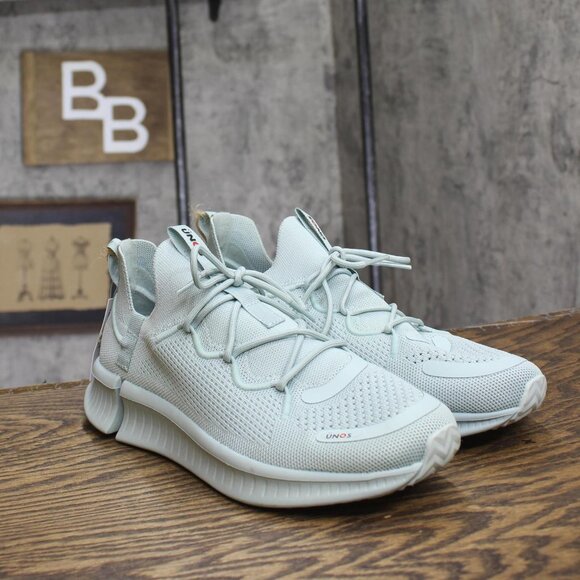 Unos By Sz Womens Breathable Low Top Sneakers Light Blue M 6.5-7.5/W 8.0-9.0 - Picture 1 of 15